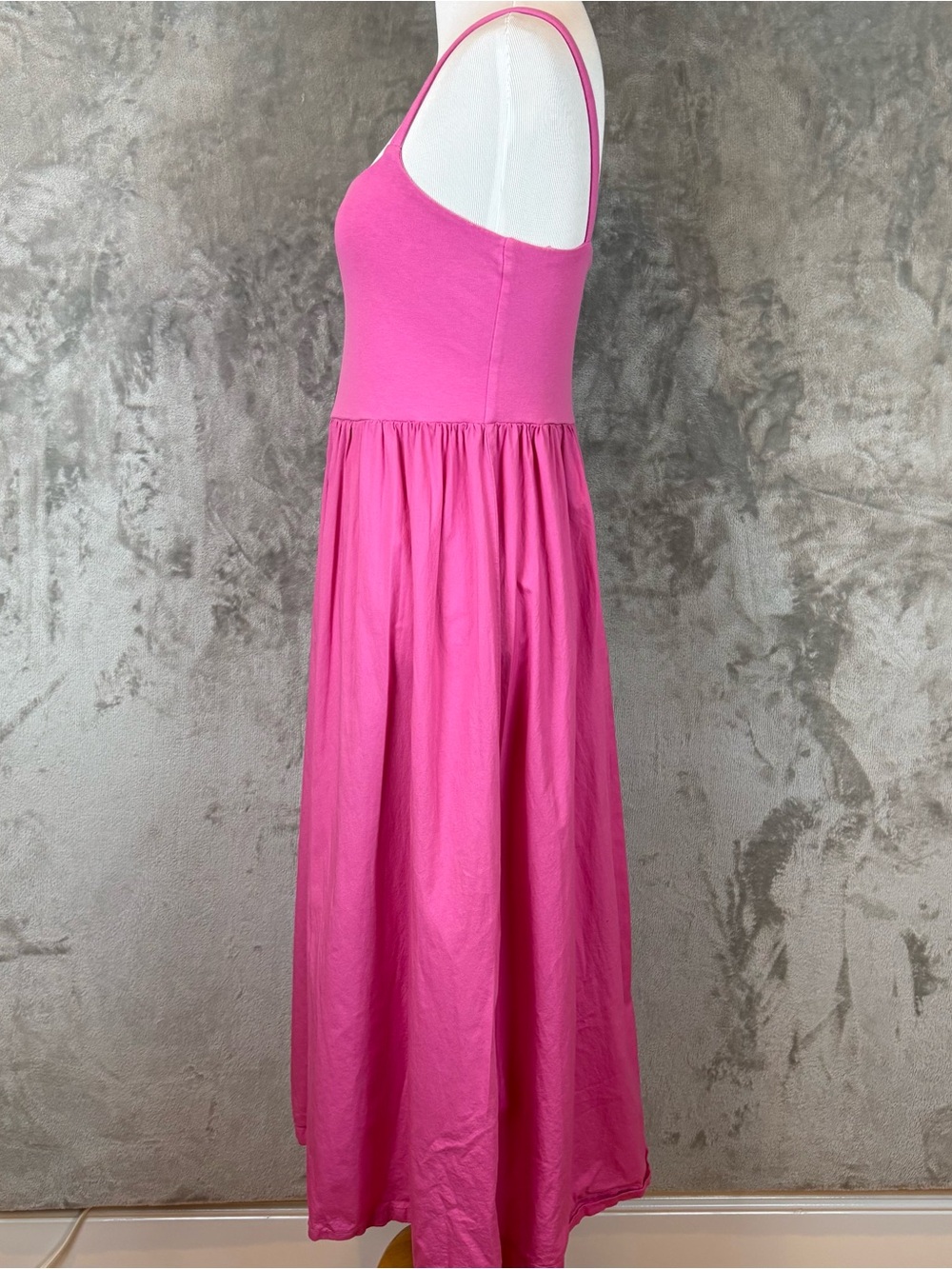 Old Navy Fit and Flare Combination Midi Sleeveless Pink Dress Sz M - Picture 8 of 14